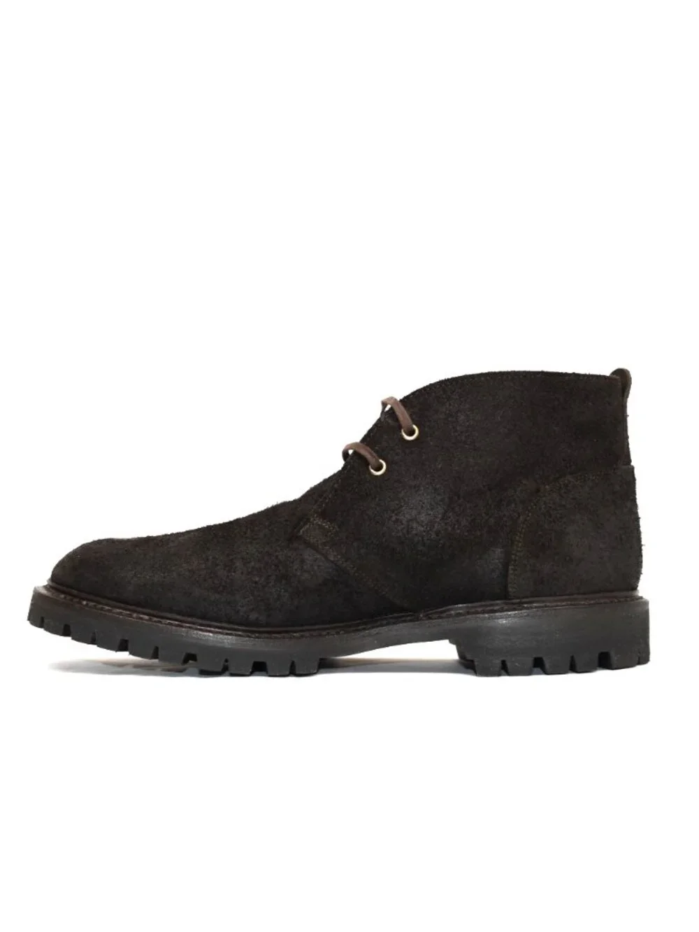 New! ALLEN EDMONDS Chandler Waxed Suede Lug Chukka Boots Brown 11.5 D 8137 DD540